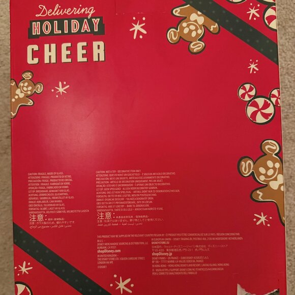 Disney Ornament Set - Holiday Cheer - Mickey & Minnie Bauble - Picture 2 of 2